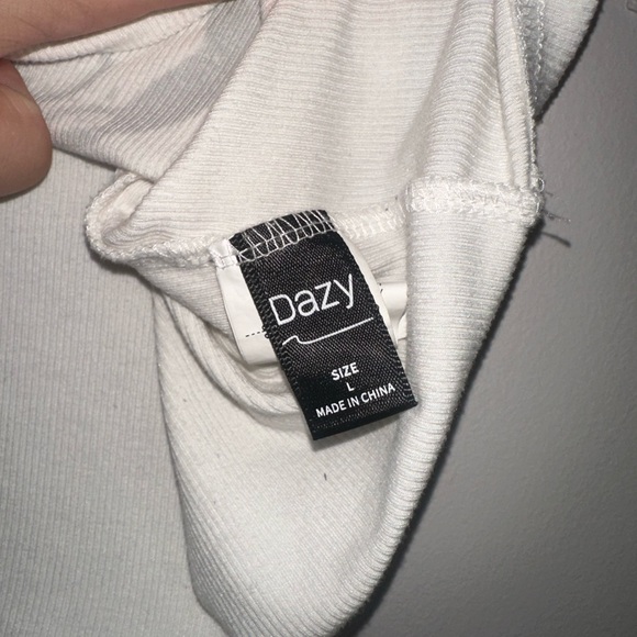 White Tank Top with Black Graphic - Picture 3 of 3